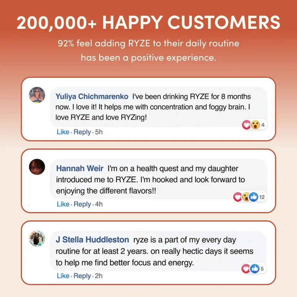 Multiple customer testimonials featuring "200