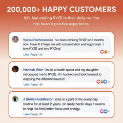 Multiple customer testimonials featuring "200