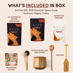 RYZE Ritual Set Roasted Coffee Compressed
